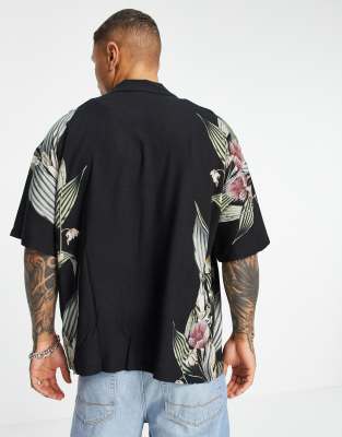 pull and bear floral shirt