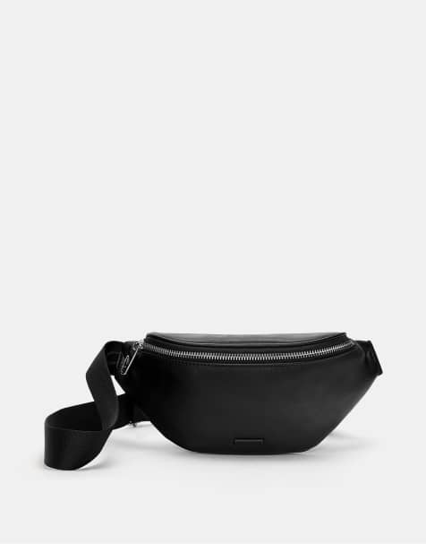 Pull&Bear – Svart magväska - view 1