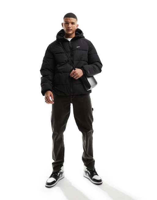 Pull&Bear – Svart pufferjacka med huva, 2 av 4