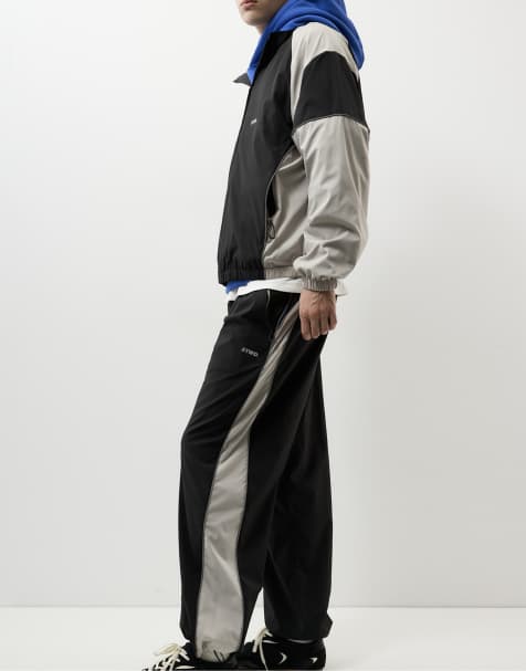 Pull&Bear – Svart set i funktionsmaterial - view 1