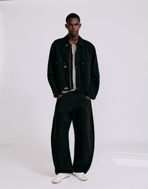 Pull&Bear – Svart set med dragsko - view 1