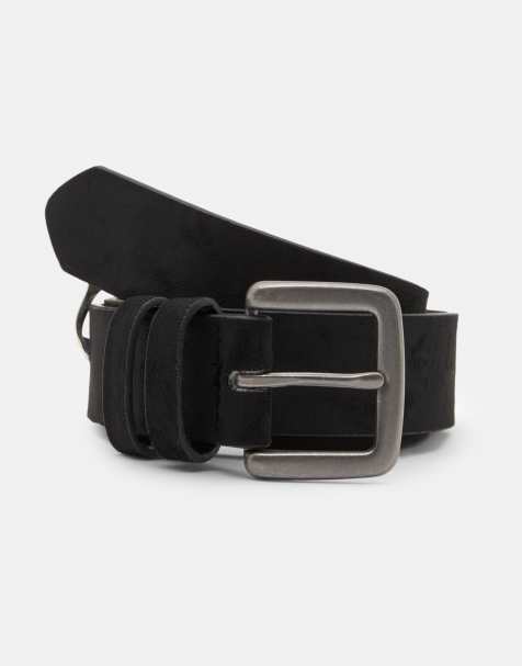 Pull&Bear – Svart skärp i mockaimitation - view 1