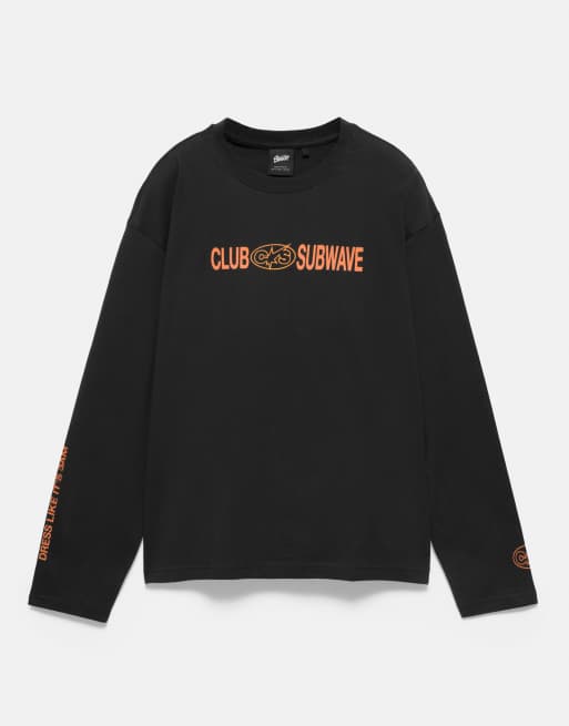Pull&Bear – Svart t-shirt med STWD-tryck, 6 av 7