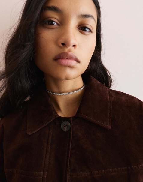 Pull&Bear – Svart, tunt choker-halsband med strass - view 1