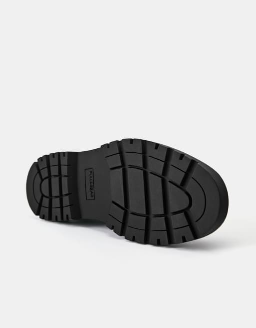 Pull&Bear – Svarta boots med snörning, 4 av 4