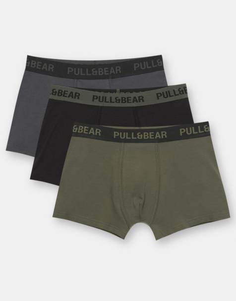Pull&Bear – Svarta boxershorts, 3-pack - view 1