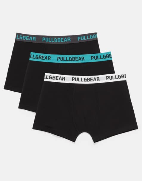Pull&Bear – Svarta boxershorts, 3-pack - view 1