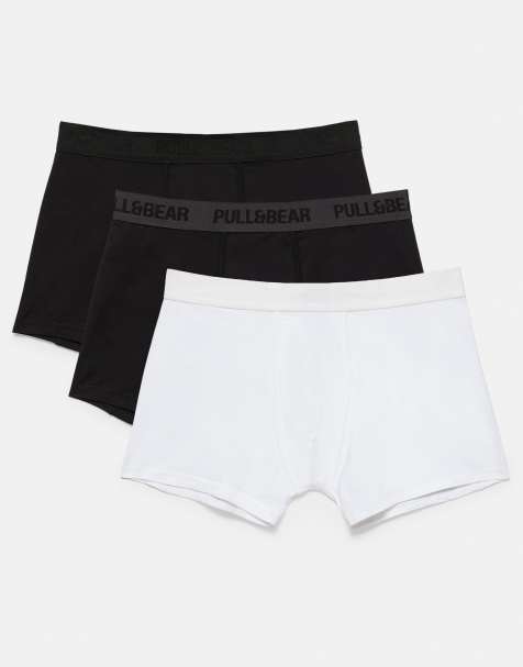 Pull&Bear – Svarta boxershorts, 3-pack - view 1