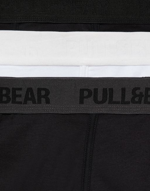 Pull&Bear – Svarta boxershorts, 3-pack, 3 av 5
