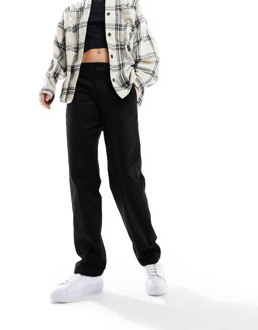 Pull&Bear – Svarta byxor med raka ben, 4 av 5