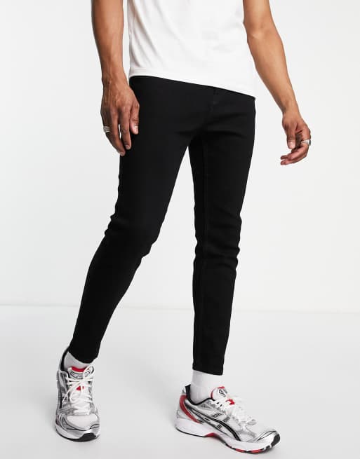 Pull&Bear – Svarta carrot jeans