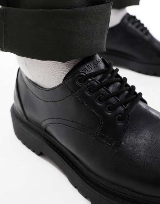 Pull&Bear – Svarta derbyskor med grov sula, 2 av 4