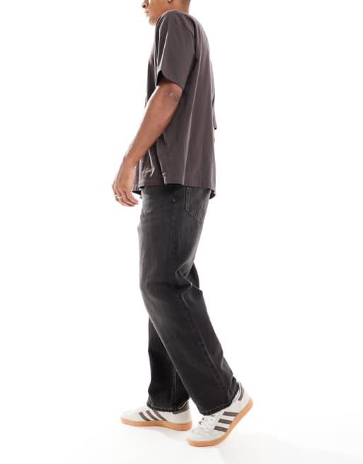 Pull&Bear – Svarta jeans med ledig passform, 3 av 5