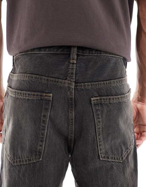 Pull&Bear – Svarta jeans med ledig passform, 4 av 5