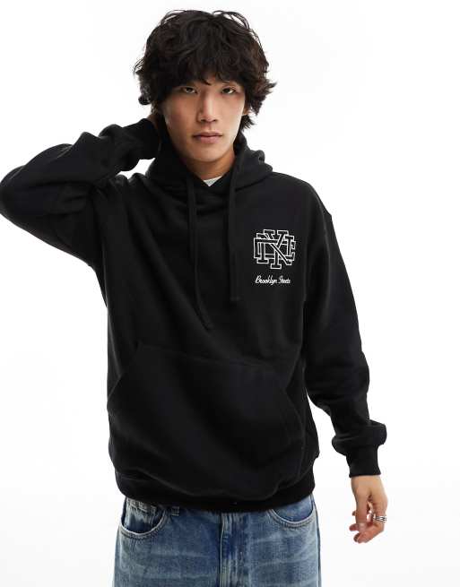 Pull&Bear - Sweat à imprimé Santa Barbara - Écru