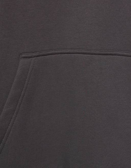 Pull&Bear sweat à capuche coupe carrée gris, 6 de 7