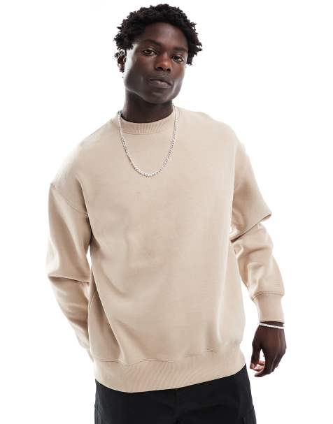 Pull&Bear - Sweat - Beige - view 1