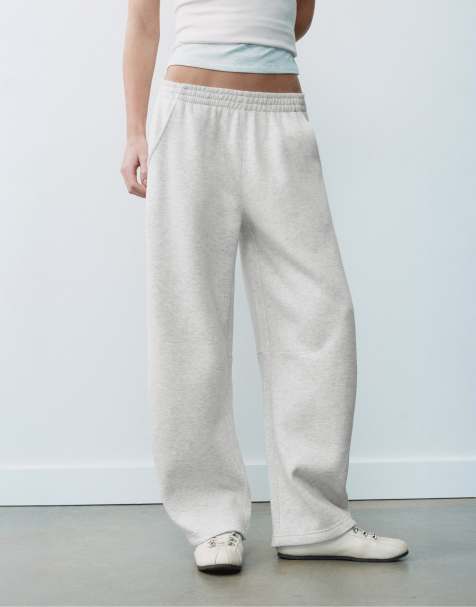 Pull&Bear sweat set in grey - view 1