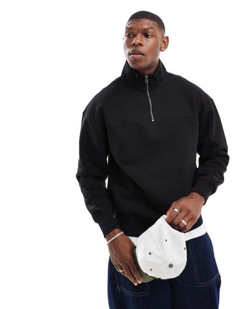 Pull&Bear - Sweat zippé - Noir - view 1