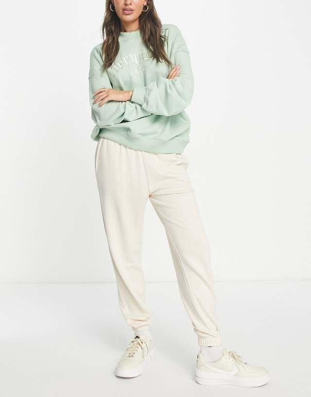 Pull&Bear sweatpants in beige