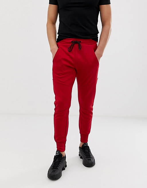 Pull&Bear sweatpants in red | ASOS