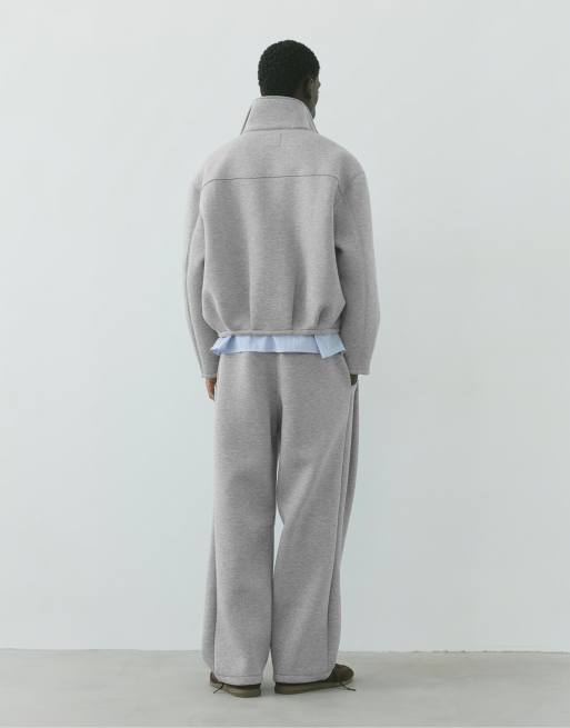 Pull&Bear Sweatpants in Relaxed Fit in Graumeliert, 2 von 7