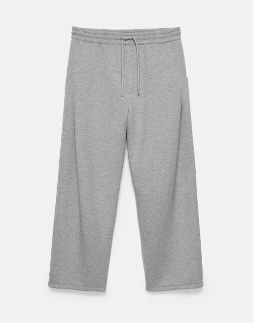 Pull&Bear Sweatpants in Relaxed Fit in Graumeliert, 6 von 7