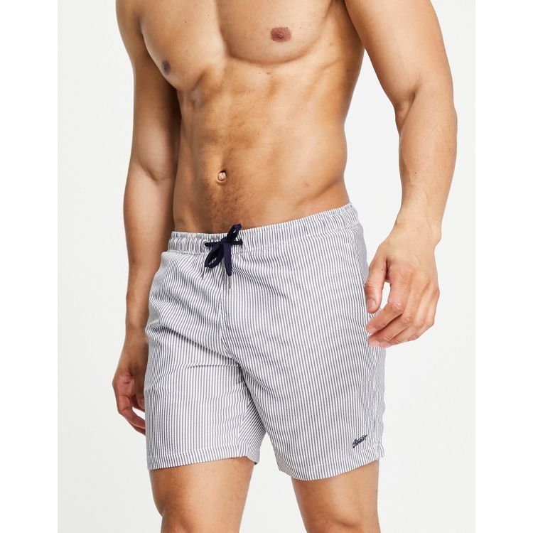 Printed swim shorts with drawstrings - PULL&BEAR