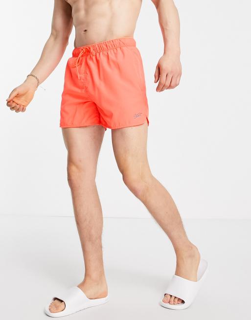 Neon orange swim on sale shorts