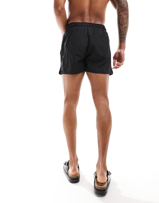 Pull&Bear swimshort in black, 4 of 4