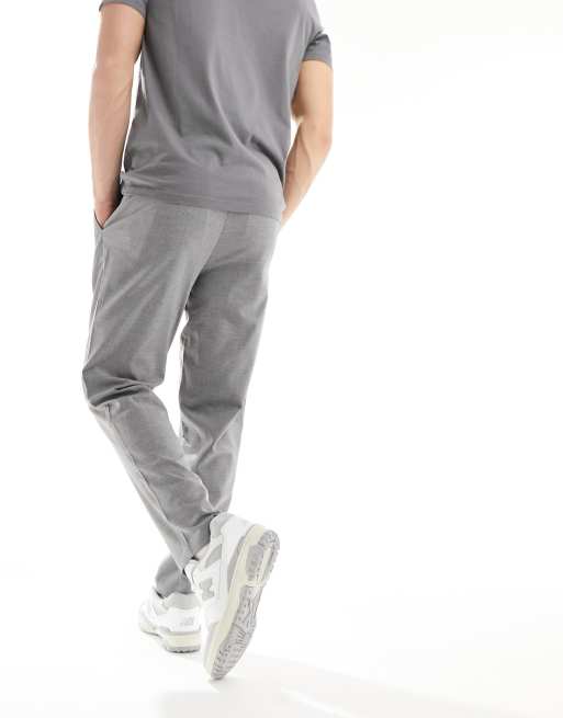 Pull&Bear – Szare dopasowane spodnie, 5 z 5