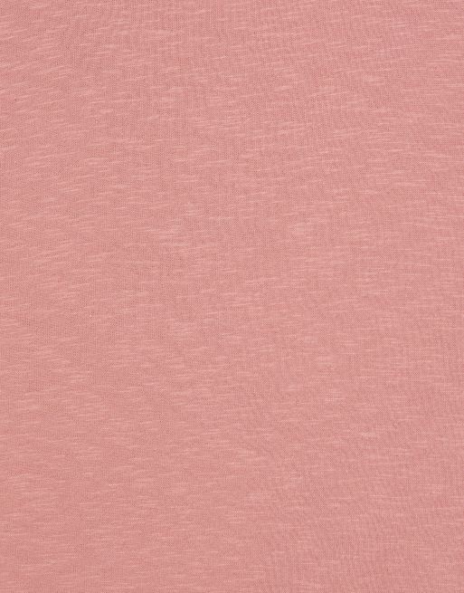 Pull&Bear T-shirt a coste a contrasto rosa, 6 di 7