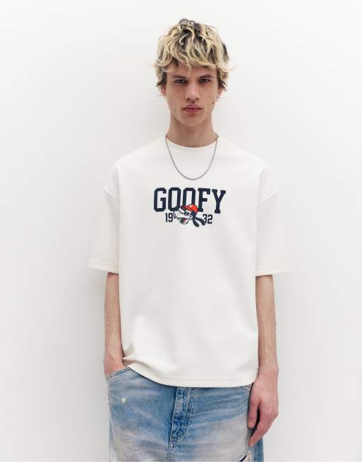 Pull&Bear - T-shirt à imprimé Dingo - Blanc cassé, 2 de 4