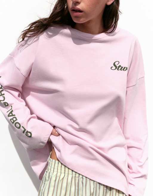 Pull&Bear t-shirt à manches longues stwd multicolore, 4 de 7