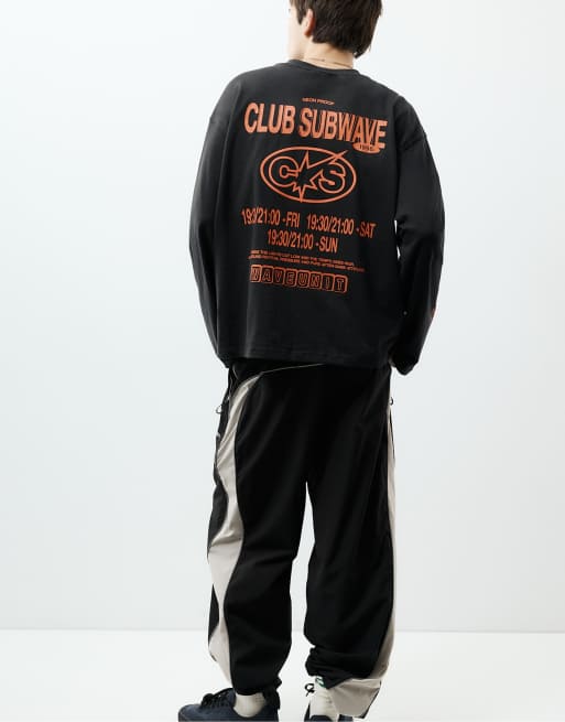 Pull&Bear - T-shirt à motif STWD - Noir, 5 de 7