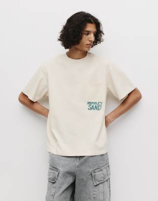 T-shirt  poche - cass - Pull & bear - Modalova
