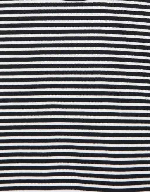 Pull&Bear t-shirt ajusté à manches longues à rayures, 6 de 7