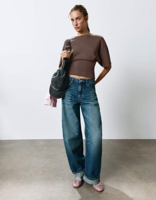 Pull&Bear – Set aus Modal in Braun, 3 von 3
