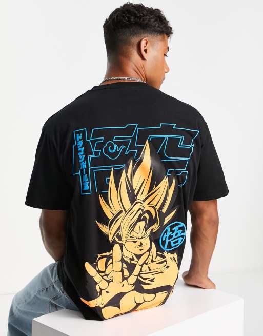 T-shirt oversize imprimé dragon Ball Z