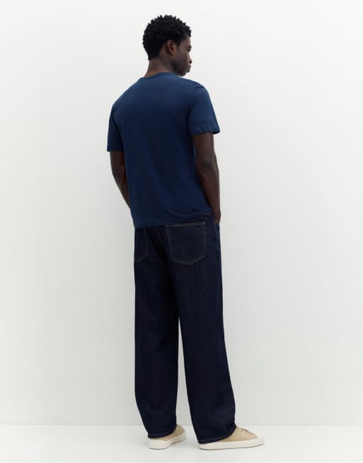 Pull&Bear - T-shirt basique ajusté - Bleu marine, 2 de 7