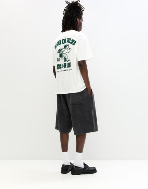 Pull&Bear - T-shirt bianca con stampa “Squid Game” - view 1