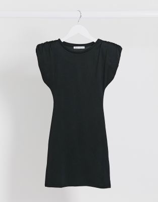 Pull\u0026Bear t-shirt dress in black | ASOS