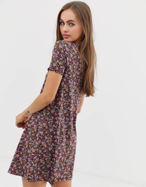 T shirt dress hot sale pull and bear