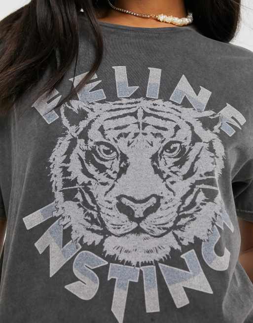 T shirt cheap con tigre