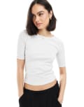 [Pull & Bear] Pull & Bear t-shirt in grey marl L GREY