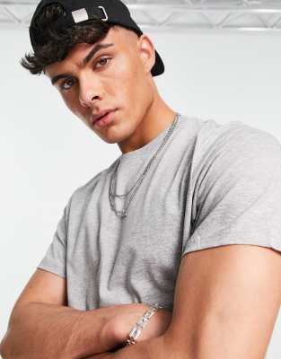 pull and bear grey t shirt