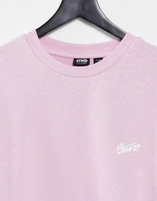 pull and bear pink t shirt