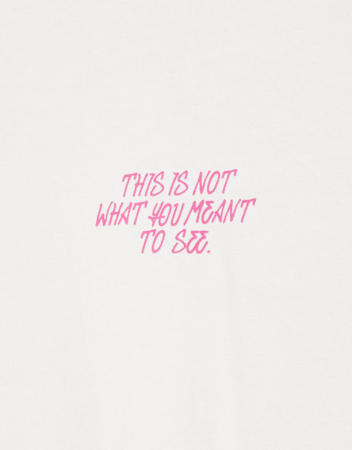 Pull&Bear – T-Shirt in Weiß mit „STWD“-Grafikprint, 4 von 5
