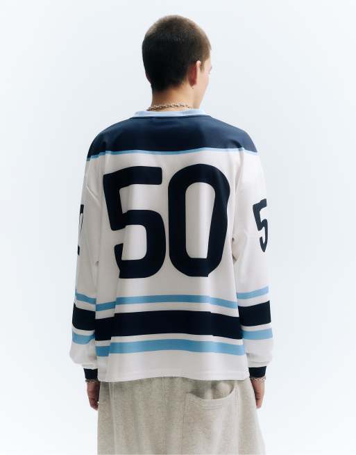 Pull&Bear – T-Shirt in Wollweiß mit „Peanuts Hockey“-Motivprint, 2 von 4