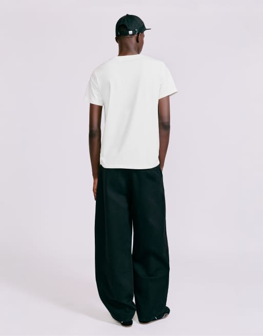 Pull&Bear t-shirt slogan muscle fit bianca, 2 di 7